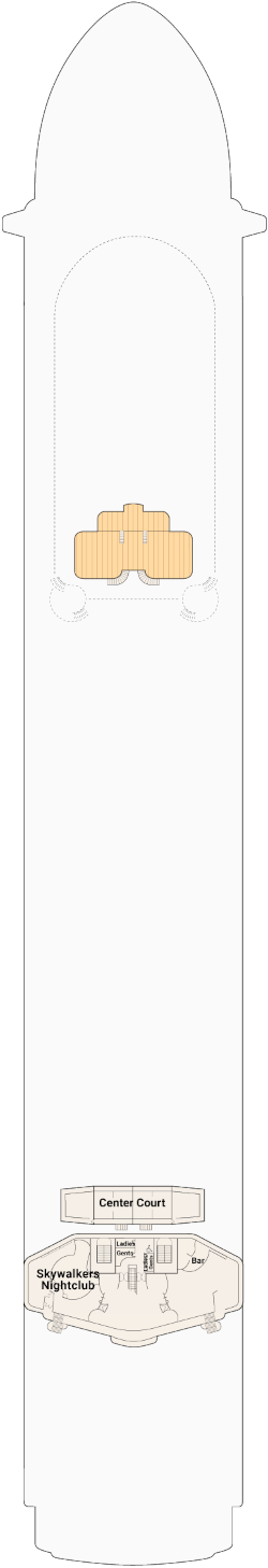 Choose your cabin on Deck  17 - Sky             