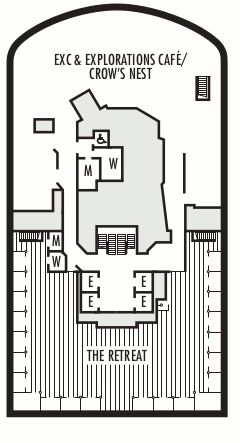 Choose your cabin on Observation Deck Choose your cabin on Observation Deck