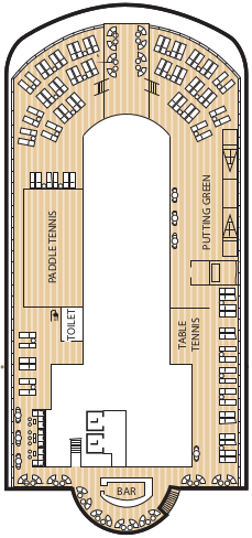 Choose your cabin on Deck 14             