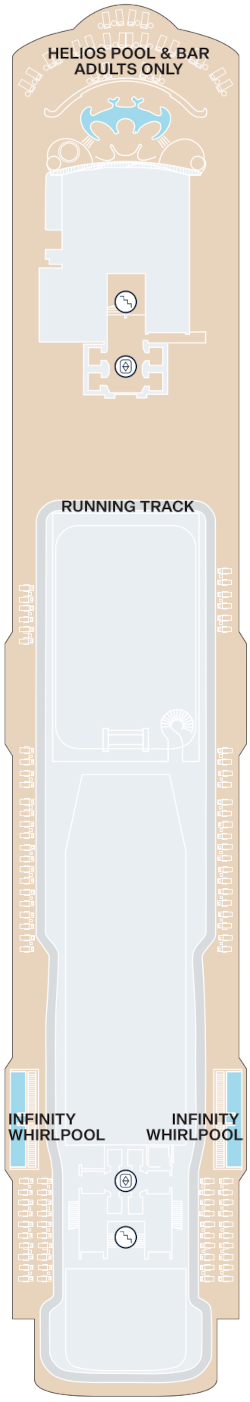 Choose your cabin on Deck 12             